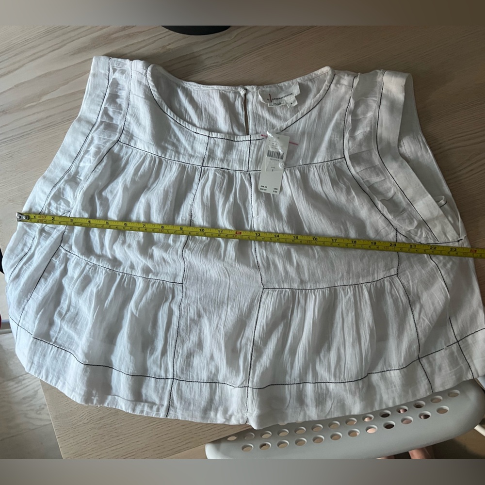 Anthropologie Cream Blouse - Picture 5 of 12